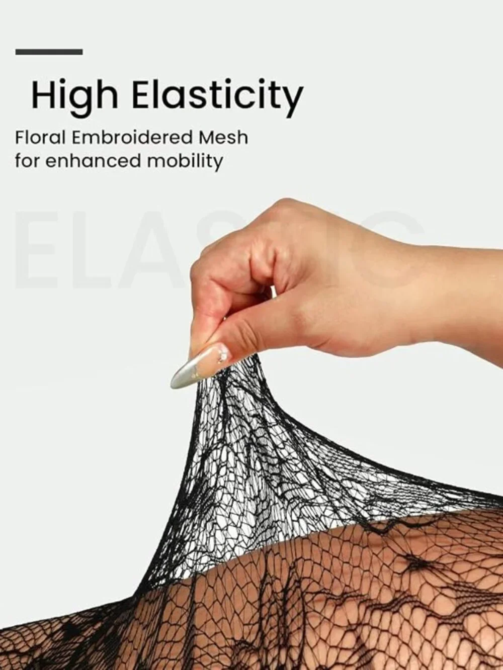 Floral Lace Plus Size Tights 1 pack